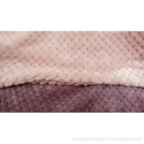jacquard Women Baby Clothes Home Textile Bathrobe Flannel Polar Coarl Velvet Fleece Knitting Fabric